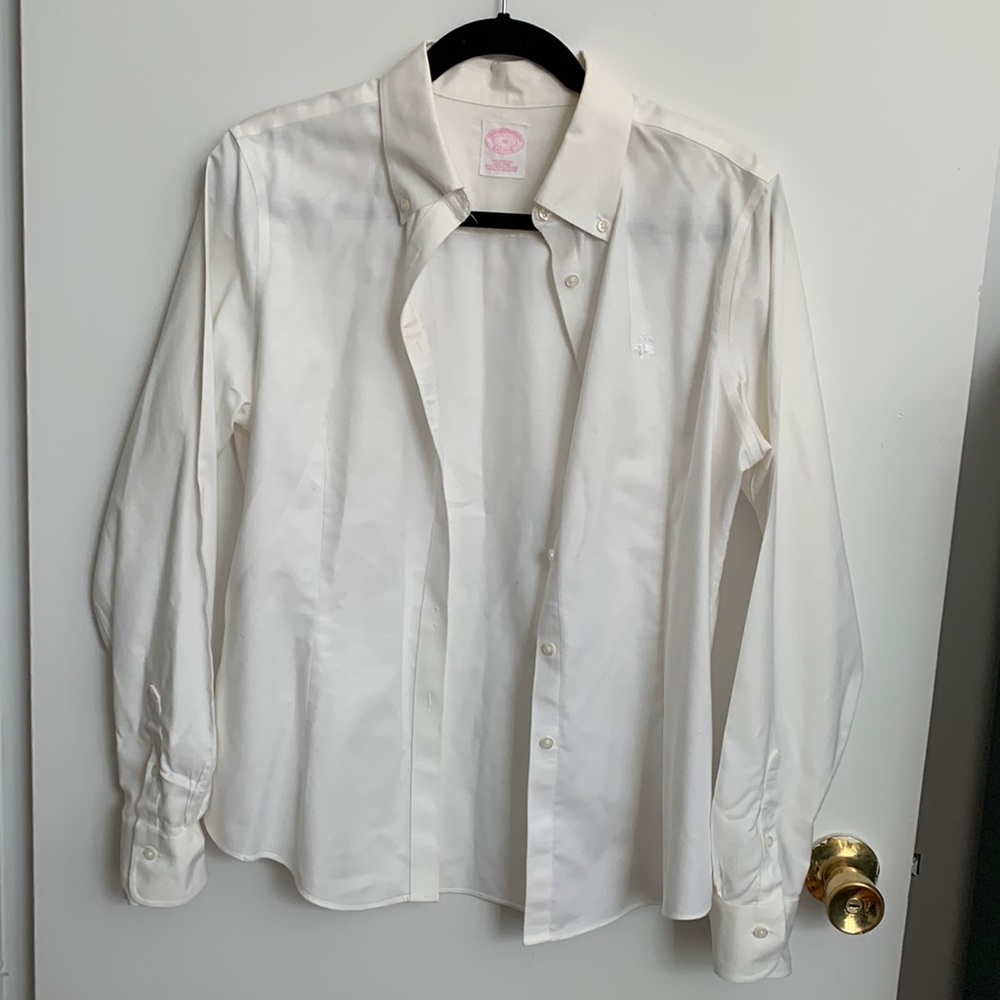 Brooks Brothers classic white button down